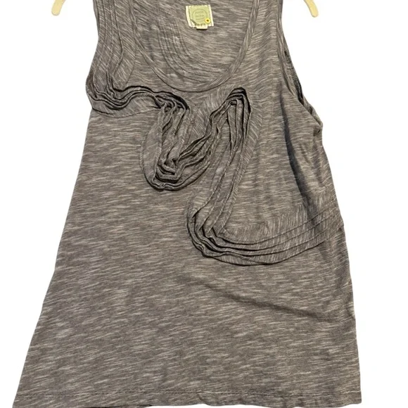 Anthropologie little yellow button sleeveless tank - Picture 2 of 5